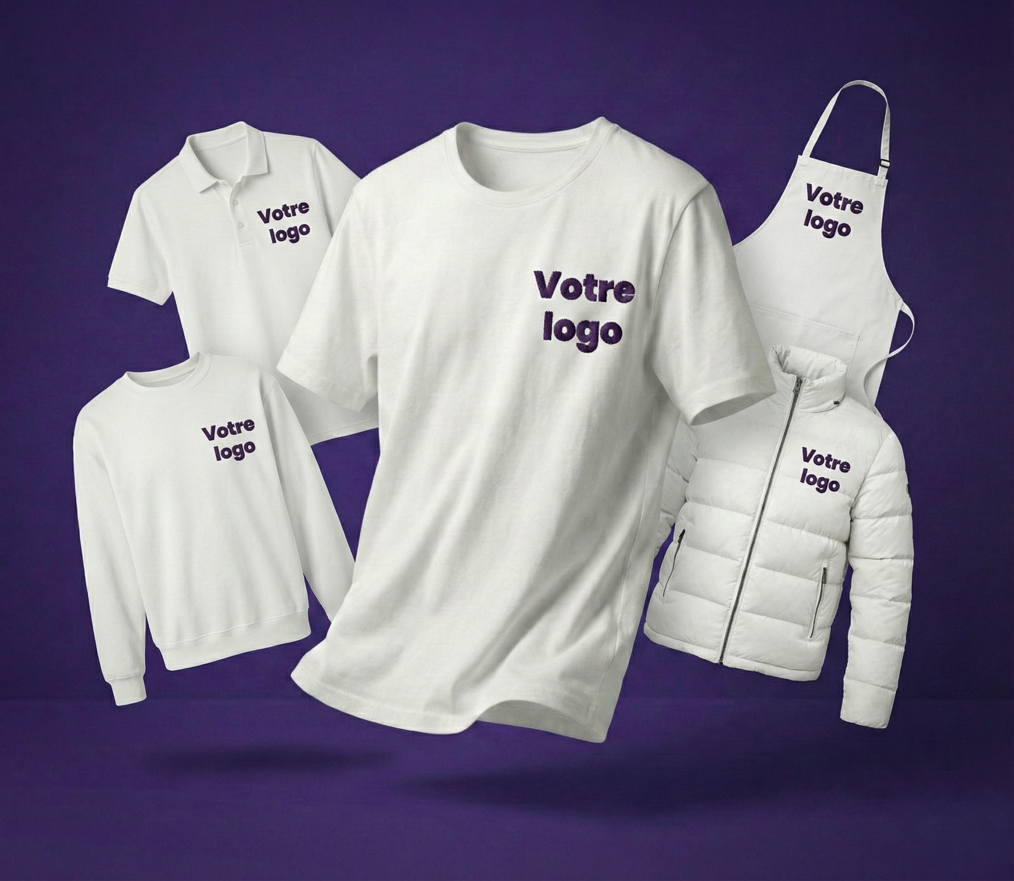 Exemples de vêtements personnalisables avec votre logo — Atelier OBI