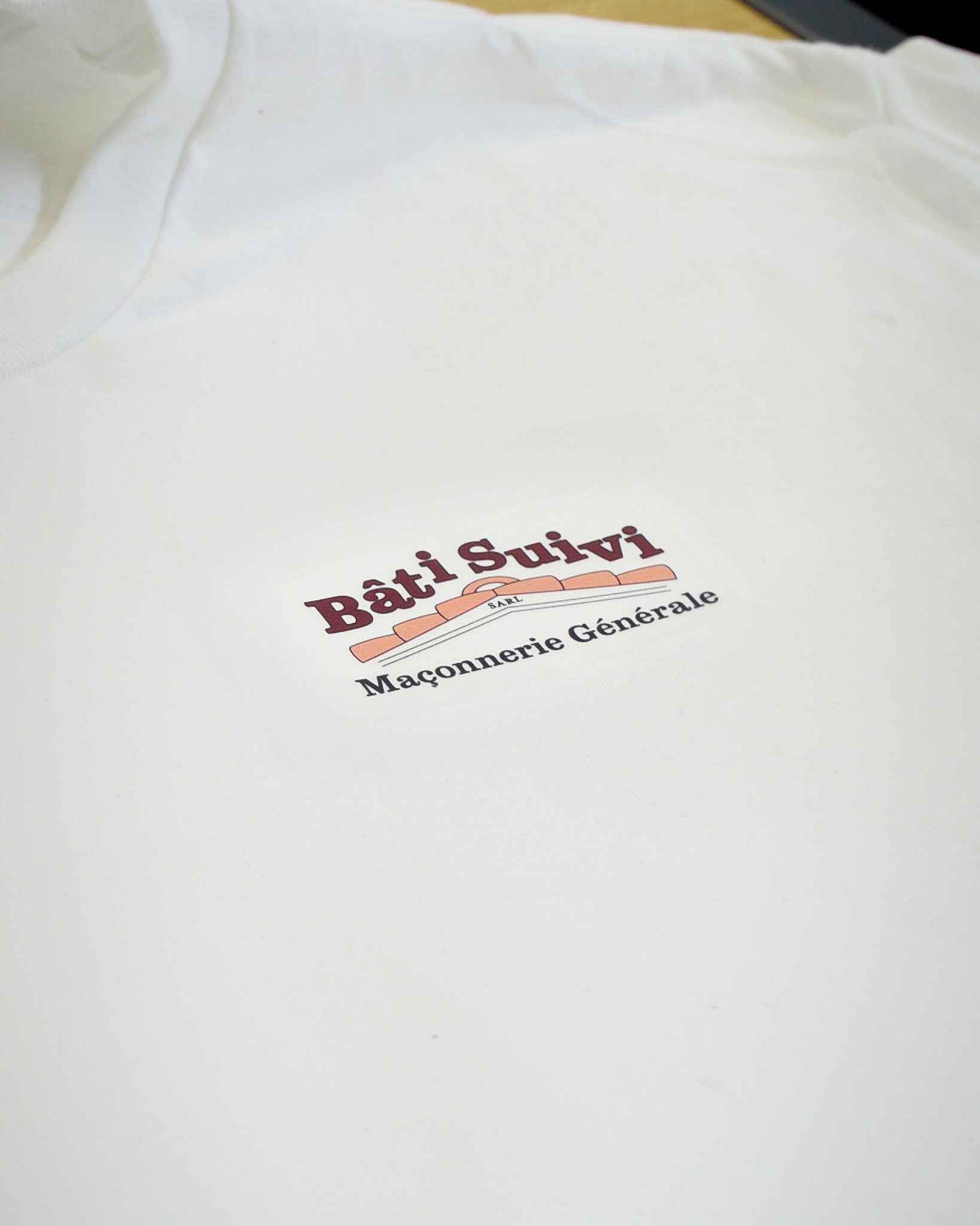T-shirt imprimé Bâti Suivi Maçonnerie Générale
