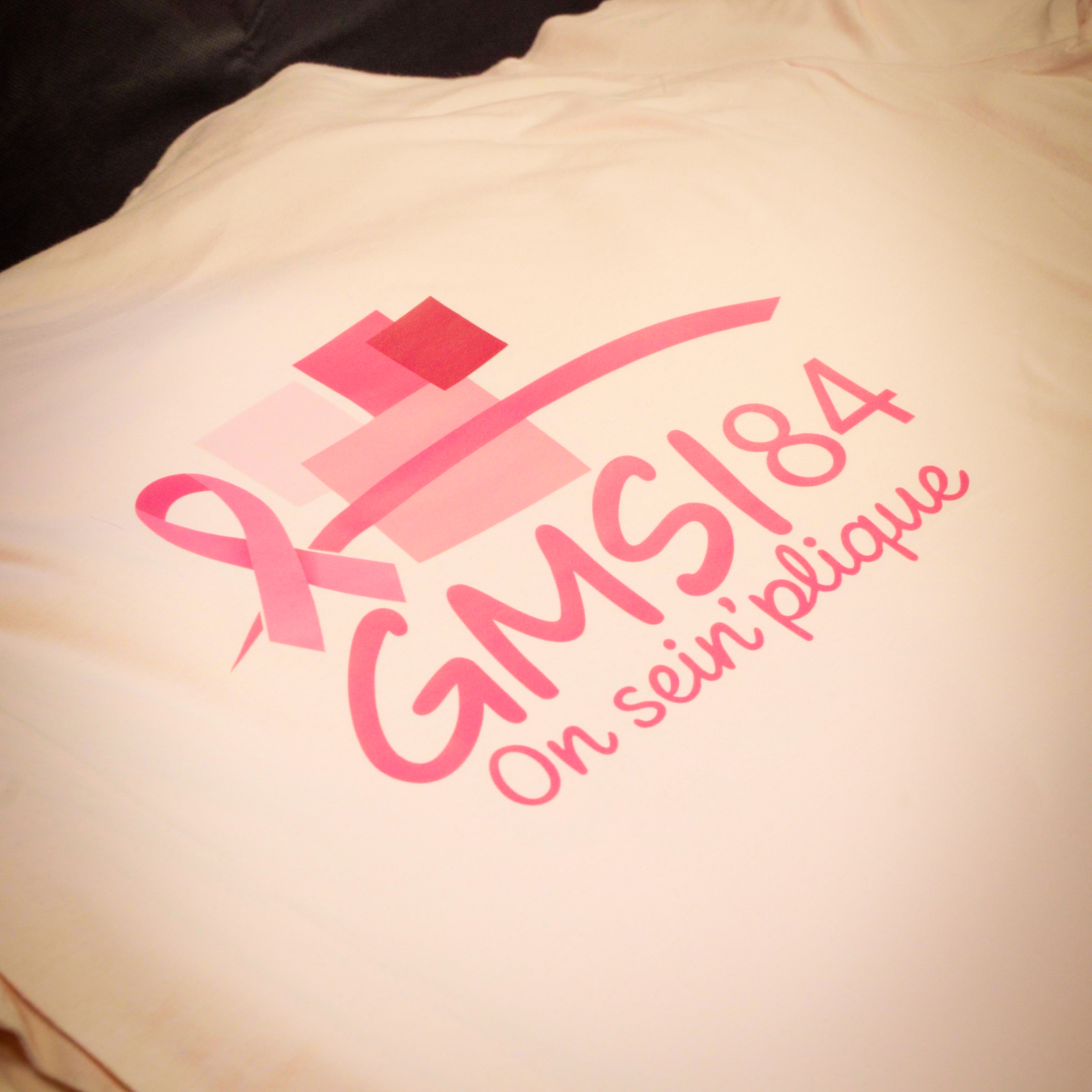 T-shirt imprimé GMSI 84 pour une campagne de sensibilisation