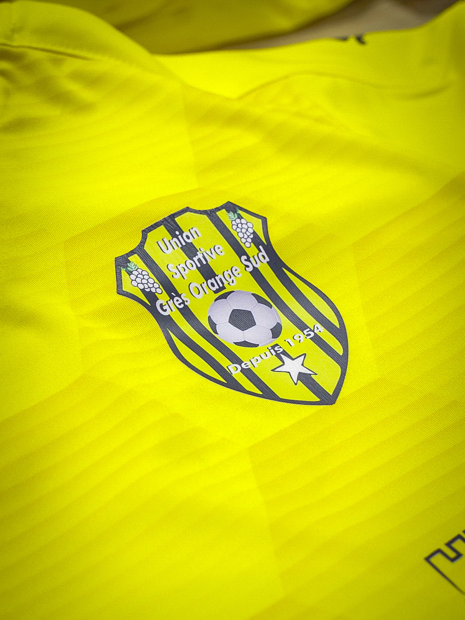 Maillot floqué Union Sportive Grès Orange Sud